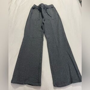 Structured Wide Leg Sweatpants